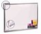 QUADRO BRANCO STANDART MOLDURA ALUMÍNIO 80CMX60CM - CORTIARTE - Imagem 1