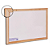 QUADRO BRANCO STANDART MOLDURA MADEIRA 30CMX40CM - CORTIARTE - Imagem 1
