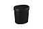 LIXEIRA COM TAMPA BASIC 2,5L PRETA - COZA - Imagem 1