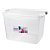 ORGANIZADOR PLÁSTICO 80L CRISTAL - SANREMO - Imagem 2