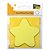 BLOCO ADESIVO 70MMX70MM ESTRELA AMARELO STICK NOTE 50 FLS - SPIRAL - Imagem 1