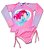 Kit 3 Peças Blusa Pro Uv 50 + Biquíni + Top Infantil Juvenil - Imagem 2