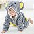 Macacão Pijama Bebê Bichinhos Elefante - Imagem 4