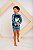 Conjunto Sunga Infantil + Blusa Proteção Uv50 Térmica Dry Dinossauro Verde - Imagem 8