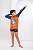 Conjunto Sunga Infantil + Blusa Proteção Uv50 Térmica Dry Laranja Tubarão - Imagem 4