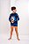 Conjunto Sunga Infantil + Blusa Proteção Uv50 Térmica Dry Blue Tubarão - Imagem 1