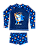 Conjunto Sunga Infantil + Blusa Proteção Uv50 Térmica Dry Blue Tubarão - Imagem 6
