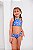 Biquíni Infantil Com Proteção Solar Uv 50+  Azul Sereia - Imagem 1