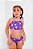 Kit 3 Peça Blusa Pro Uv 50 + Biquíni + Top Infantil Roxo Unicornio - Imagem 5