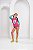 Kit 3 Peça Blusa Pro Uv 50 + Biquíni + Top Infantil Verde Sereia - Imagem 3
