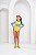 Kit 3 Peça Blusa Pro Uv 50 + Biquíni + Top Infantil Amarelo Summer - Imagem 11
