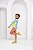 Kit 3 Peça Blusa Pro Uv 50 + Biquíni + Top Infantil Amarelo Summer - Imagem 12