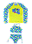 Kit 3 Peça Blusa Pro Uv 50 + Biquíni + Top Infantil Amarelo Summer - Imagem 14