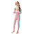Roupa Infantil Macacão De Piscina - Praia Surf Uv50+ Rosa/Azul Claro - Imagem 1