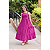 Vestido Infantil E Juvenil Longo De Amarrar Duna Roxo - Imagem 4