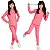 Conjunto Infantil Flanelado Térmico Pelúcia Segunda Pele Pink - Imagem 1
