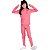 Conjunto Infantil Flanelado Térmico Pelúcia Segunda Pele Pink - Imagem 3