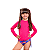 Camisa Proteção Uv50+ Infantil Cores Lisas Praia Rosa Magenta - Imagem 1