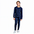 Conjunto Infantil Flanelado Térmico Pelúcia Segunda Pele Azul Marinho - Imagem 3