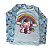 Kit 3 Peça Blusa Pro Uv 50 + Biquíni + Top Infantil Unicórnio Azul - Imagem 5