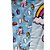 Kit 3 Peça Blusa Pro Uv 50 + Biquíni + Top Infantil Unicórnio Azul - Imagem 7
