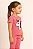 Conjunto Pijama Infantil Meninas Roupa De Dormir Macio Rosa - Imagem 4