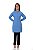 Jaleco Feminino OXFORD gola padre com 3 bolsos - Azul Celeste - Imagem 2
