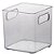 Organizador DIAMOND 15x15x15cm Cristal 899 Paramount - Imagem 1