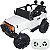 Mini Carro Elétrico Infantil Branco 12V C/ Controle 3W0288BR Import Way - Imagem 1
