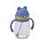Copo Squeeze Infantil Azul Com Canudo Flexível 350Ml 1227 Paramount - Imagem 1