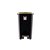 Lixeira de Plástico Banheiro Cozinha E-Black  Com Pedal 7L - Imagem 3