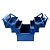Caixa de Ferramentas Sanfonada Com 5 Gavetas Azul 07 Fercar - Imagem 4