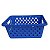 Cesto Organizador Médio 1400 ML Azul 20x15x6cm 1948 Ercaplast - Imagem 1