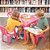 Cadeira Poltroninha Kids Rosa Plástica 52x36cm Mor - Imagem 10