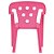 Cadeira Poltroninha Kids Rosa Plástica 52x36cm Mor - Imagem 4