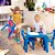 Cadeira Poltroninha Kids Azul Plástica 52x36cm Mor - Imagem 10