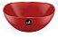 Bowl Saladeira Grande 2L Tigela Vermelha Plastica 25x10,5Cm - Imagem 1