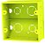 Caixa De Luz Embutir 4x4 Amarela Reforçada Valeplast - Imagem 1