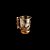 Caneca Chopp e Cerveja Vidro Caveira Rock Style Âmbar 510ml - Imagem 4
