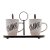 Conjunto de Canecas Com Suporte  e 2 Colheres de Aço Inox - Imagem 2