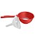 Peneira Coador Funil Plástico 2 Em 1 Cozinha  26x13Cm Keita - Imagem 7