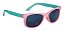 Óculos de Sol Bebe Infantil Armação Flexível Rosa e Verde - Imagem 1