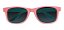 Óculos de Sol Bebe Infantil Armação Flexível Rosa e Verde - Imagem 6