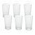 Conjunto Jogo Com 6 Copos Alto Fundo De Vidro 250ml Lyor - Imagem 2