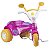 Triciclo Velotrol Infantil Fofy G Rosa Com Haste e Buzina - Imagem 3