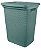 Cesto de Roupas Juta Verde 45 Litros Com Tampa 43x35x52CM - Imagem 1