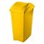 Lixeira Cesto Plástico Seletiva Amarelo 40 L Basculante - Imagem 1