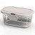 Pote Para Alimentos Com Tampa Fixa 350 Ml Transp. BPa Free - Imagem 1