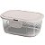 Pote Para Alimentos Com Tampa Fixa 1000 Ml Transp. BPa Free - Imagem 1