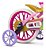 Bicicleta Infantil Aro 12 Menina Princesa Disney  Rosa - Imagem 4